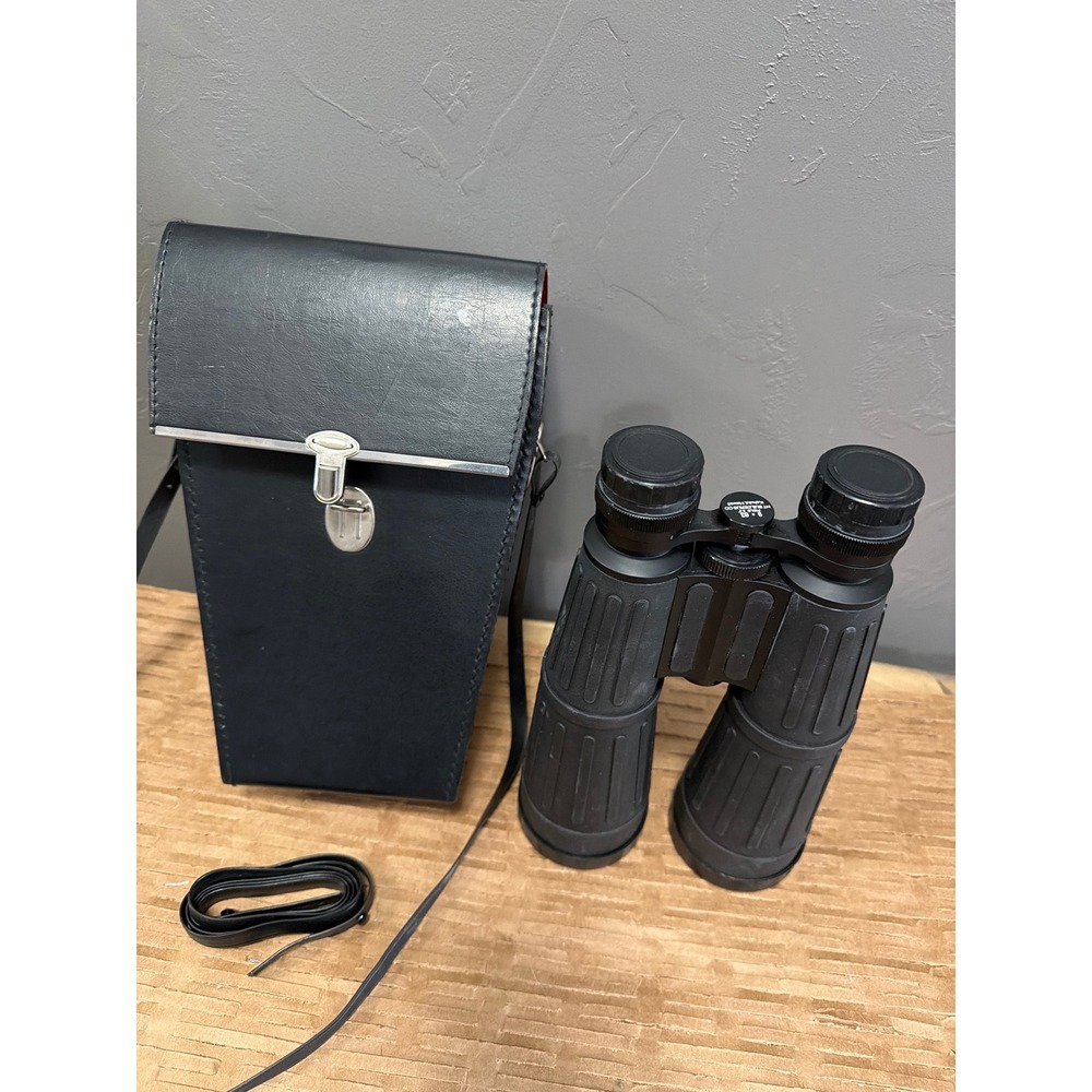 HT Builderus Co 9x63 Binoculars Field 6.2 Hawaii Black Armored with Case